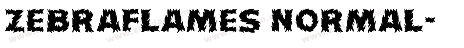 ZebraFlames Normal字体转换
